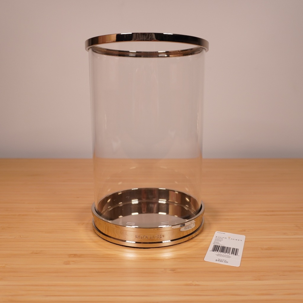 Ralph Lauren Home Mini Modern Hurricane Silver Brass